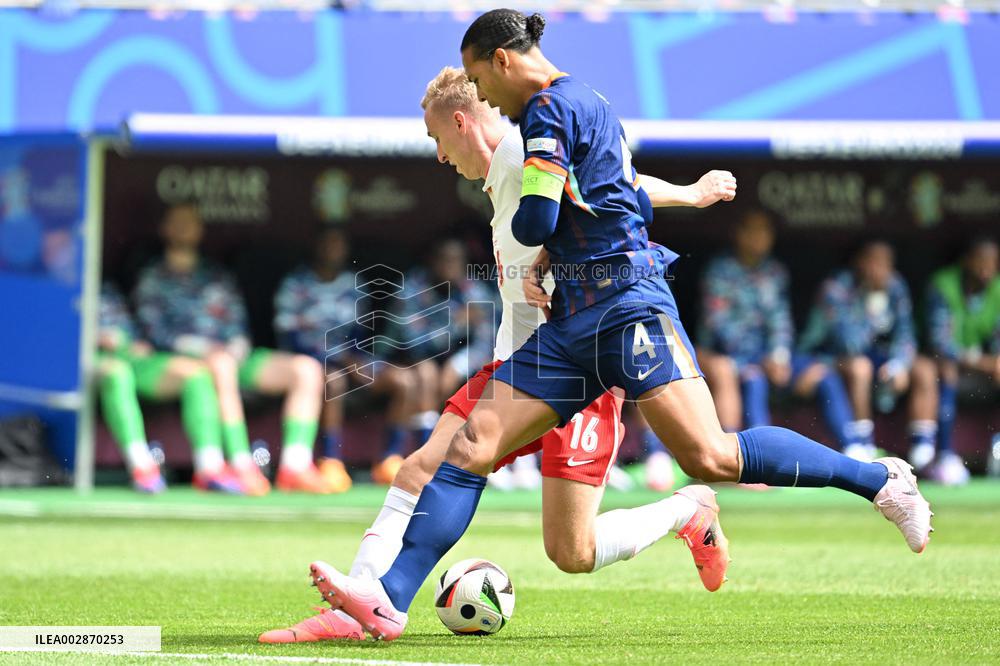 (SP)GERMANY-HAMBURG-FOOTBALL-EURO 2024-POLAND VS THE NETHERLANDS
