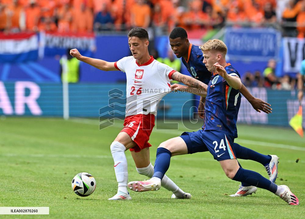 (SP)GERMANY-HAMBURG-FOOTBALL-EURO 2024-POLAND VS THE NETHERLANDS