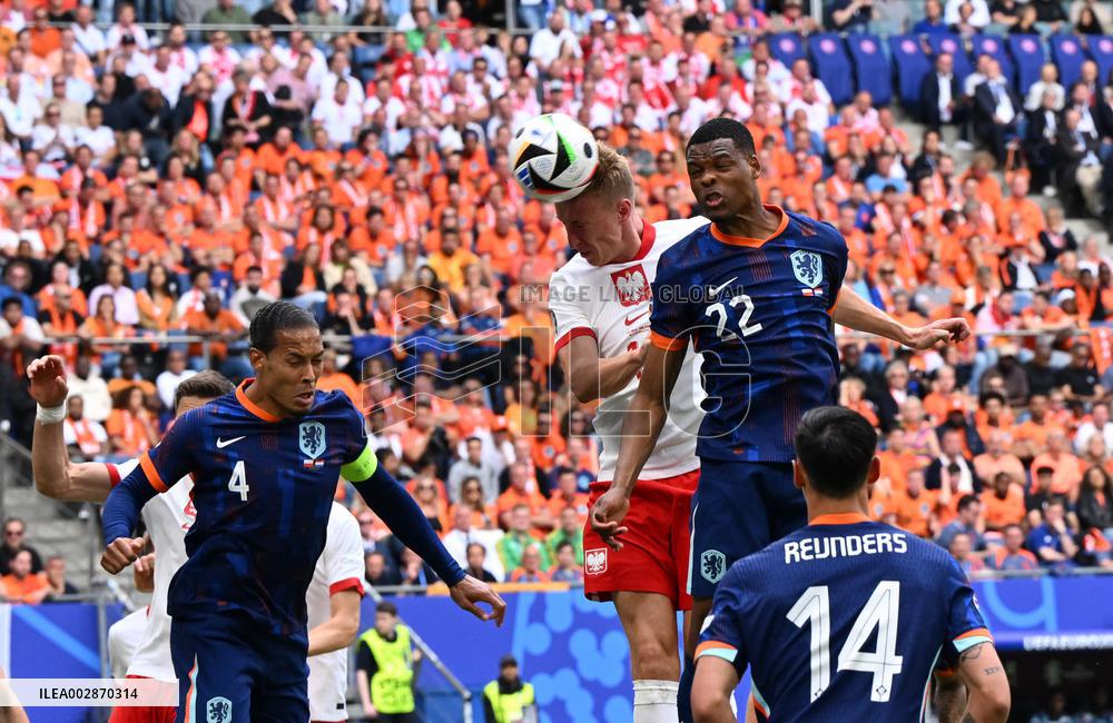 (SP)GERMANY-HAMBURG-FOOTBALL-EURO 2024-POLAND VS THE NETHERLANDS
