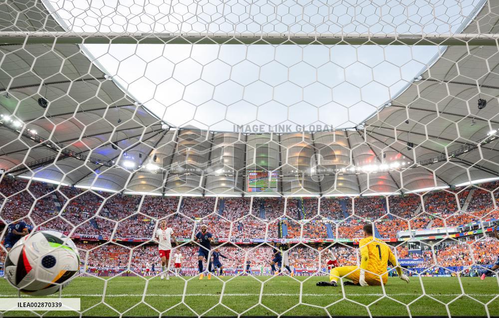 (SP)GERMANY-HAMBURG-FOOTBALL-EURO 2024-POLAND VS THE NETHERLANDS