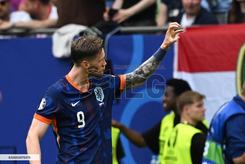 (SP)GERMANY-HAMBURG-FOOTBALL-EURO 2024-POLAND VS THE NETHERLANDS