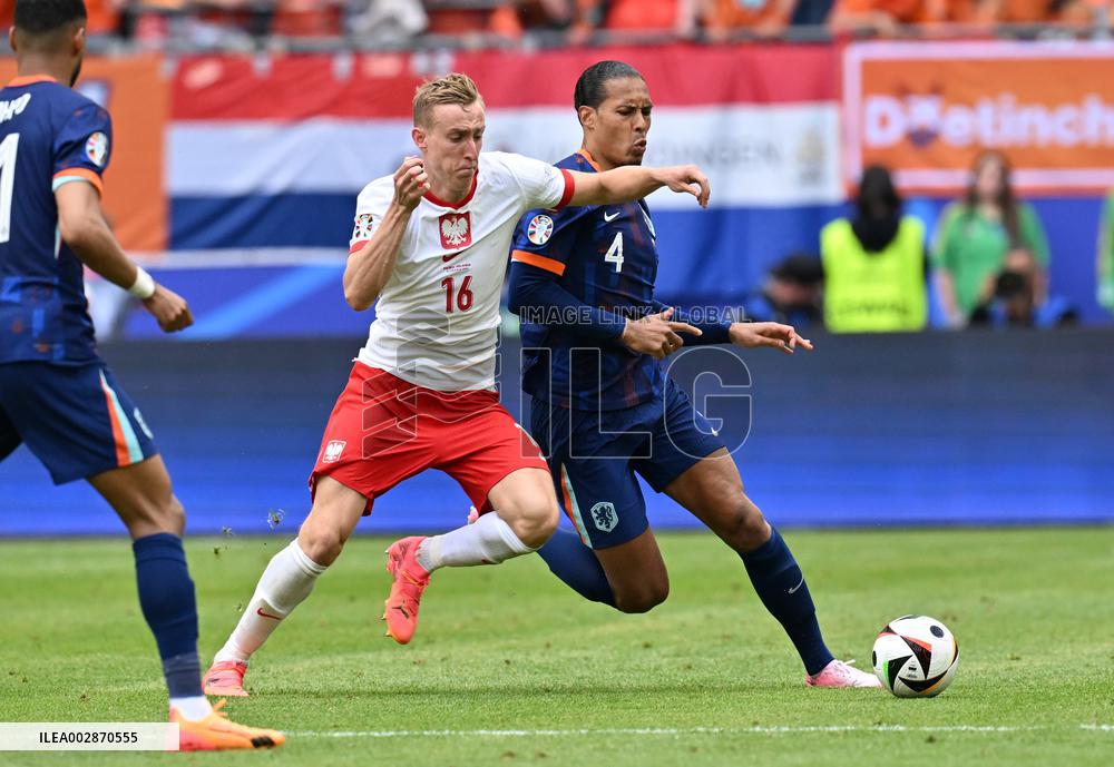 (SP)GERMANY-HAMBURG-FOOTBALL-EURO 2024-POLAND VS THE NETHERLANDS