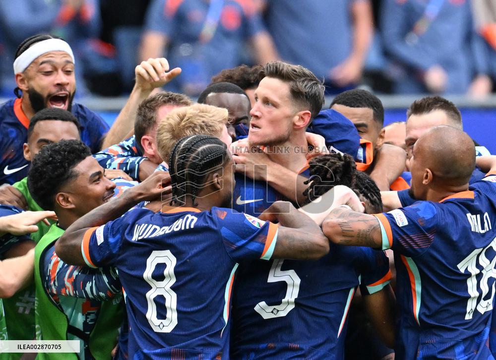 (SP)GERMANY-HAMBURG-FOOTBALL-EURO 2024-POLAND VS THE NETHERLANDS