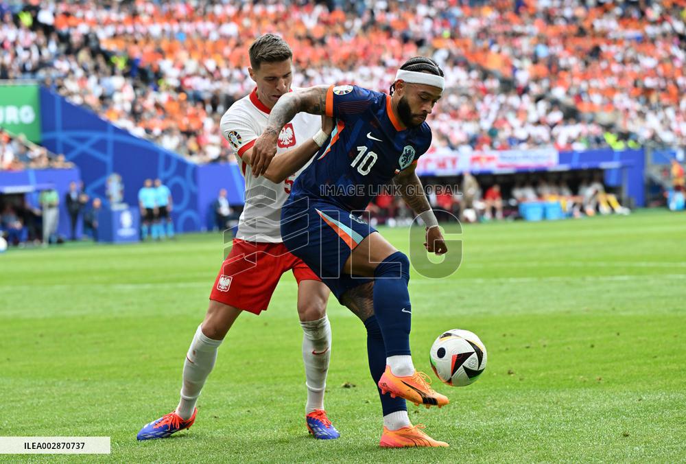 (SP)GERMANY-HAMBURG-FOOTBALL-EURO 2024-POLAND VS THE NETHERLANDS