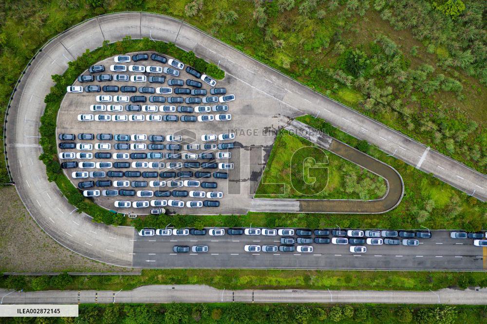 Changan Automobile's Vehicle Distribution Center in Chongqing
