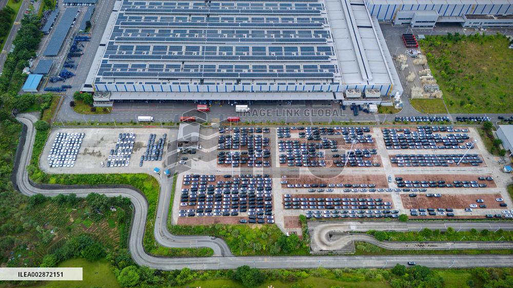 Changan Automobile's Vehicle Distribution Center in Chongqing