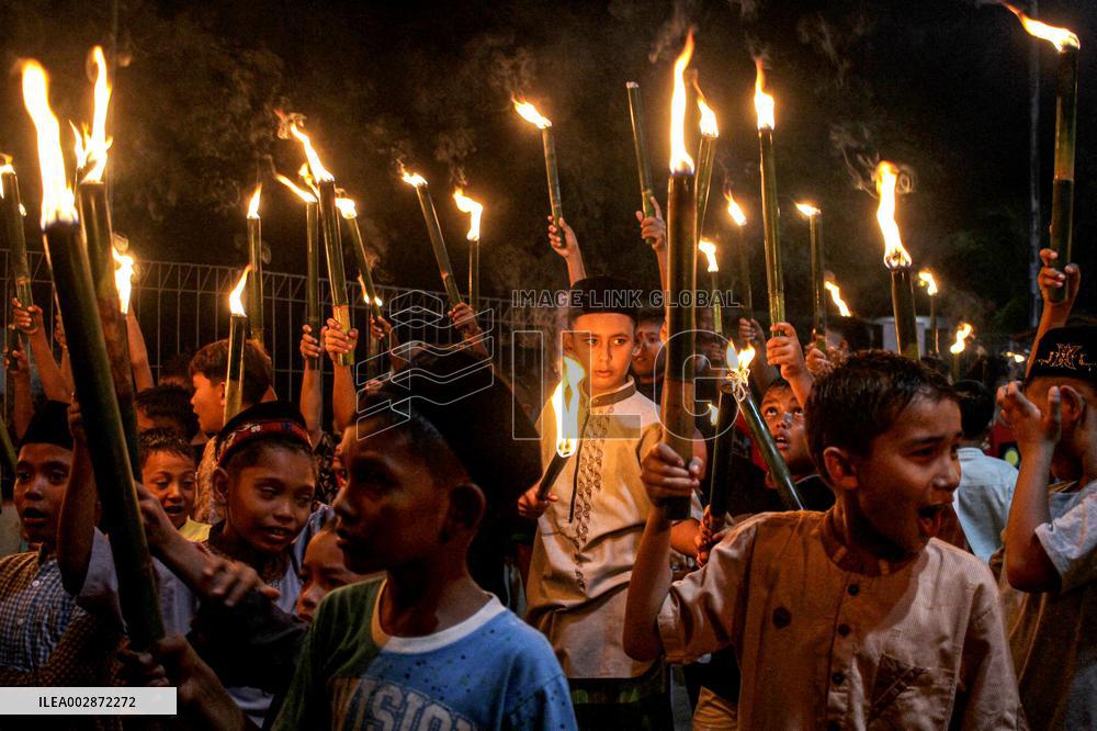 INDONESIA-LHOKSEUMAWE-EID AL-ADHA-WELCOMING EVENT
