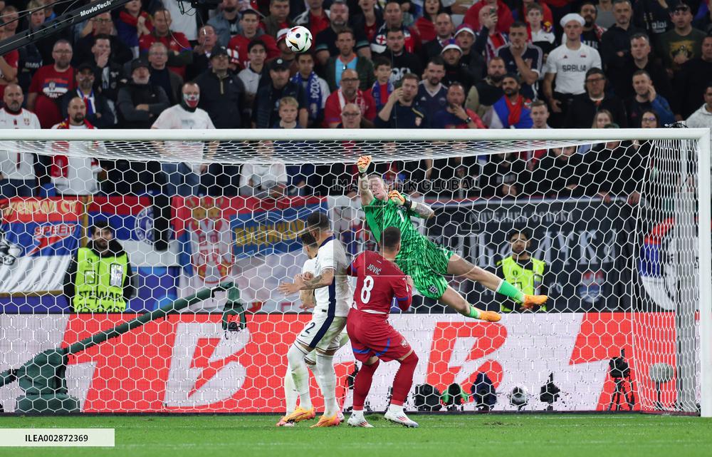 (SP)GERMANY-GELSENKIRCHEN-FOOTBALL-EURO 2024-ENGLAND VS SERBIA