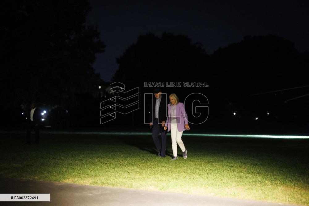 Joe And Jill Biden Arrive At The White House - DC
