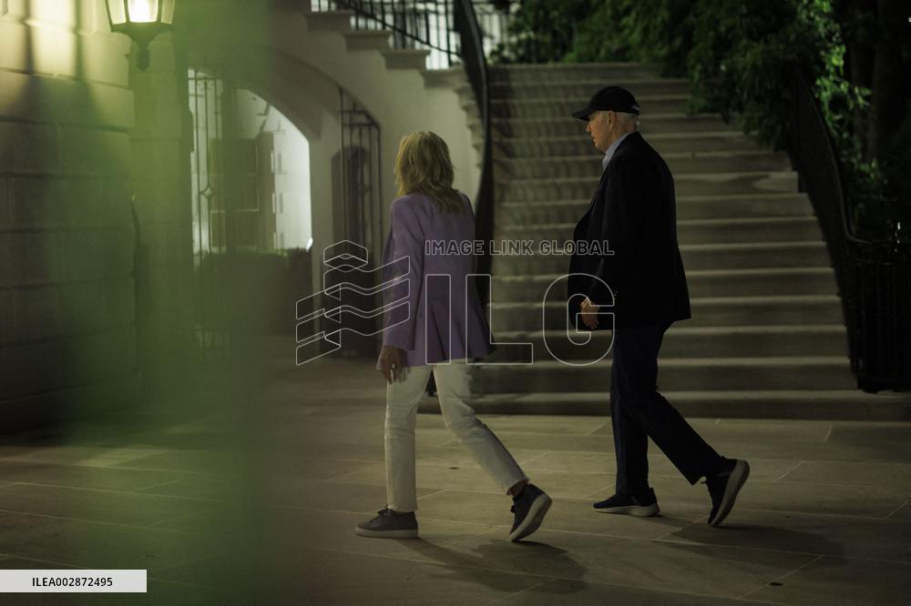 Joe And Jill Biden Arrive At The White House - DC