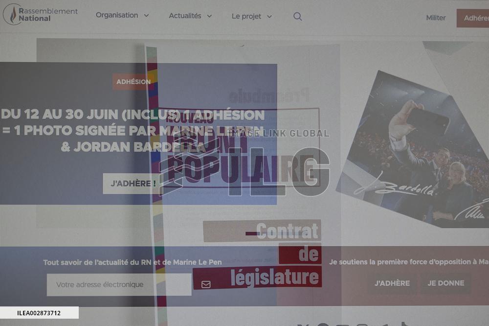Programs Of National Rally And New Popular Front - France