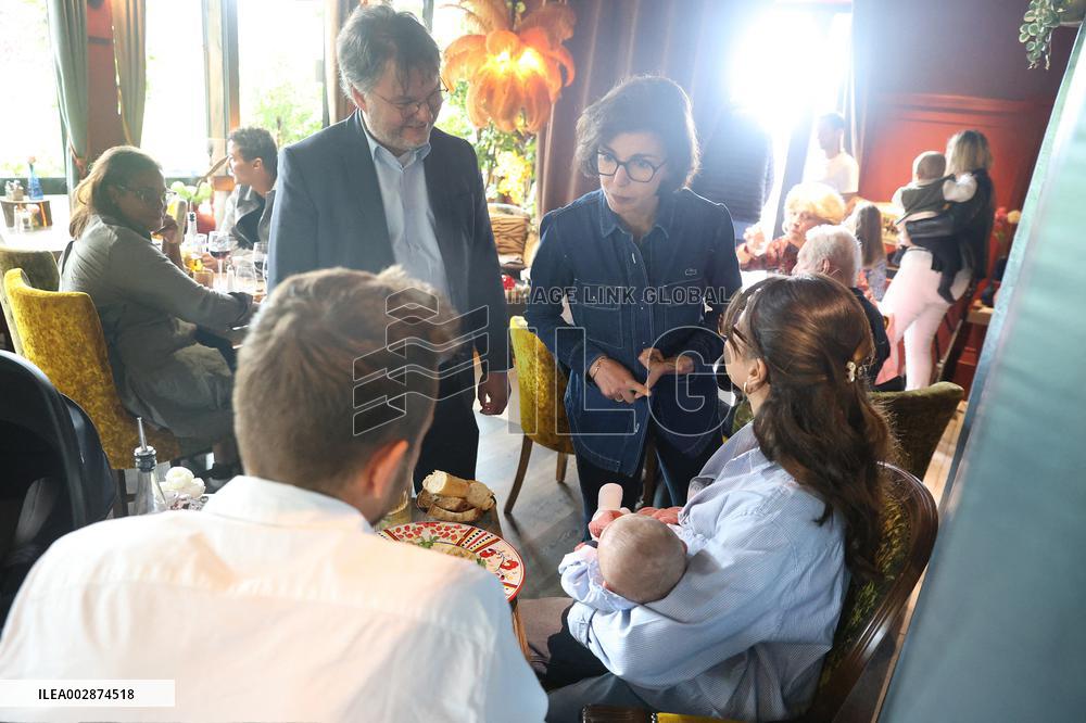 Rachida Dati Visits Val D'Oise To Support Candidates In Legislative Elections
