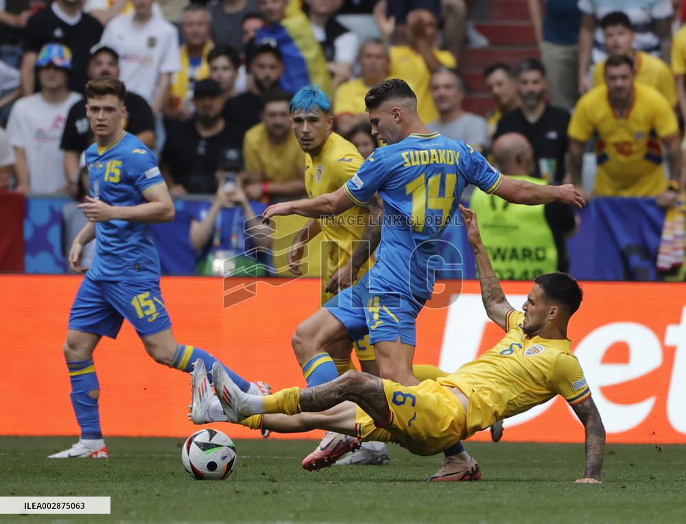 (SP)GERMANY-MUNICH-FOOTBALL-EURO 2024-ROMANIA VS UKRAINE