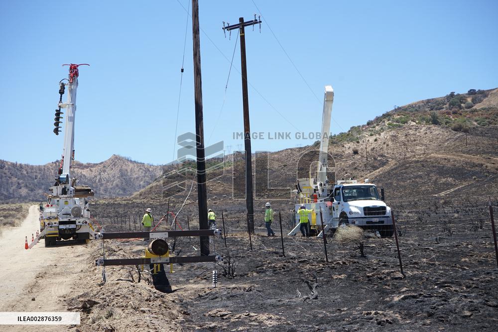 U.S.-CALIFORNIA-GORMAN-WILDFIRES