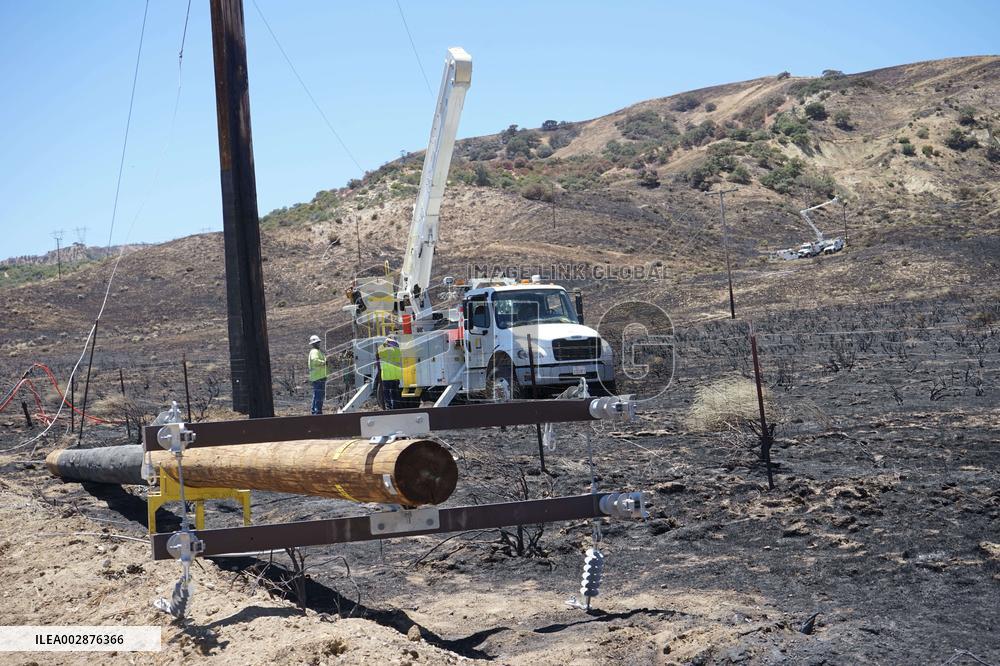 U.S.-CALIFORNIA-GORMAN-WILDFIRES