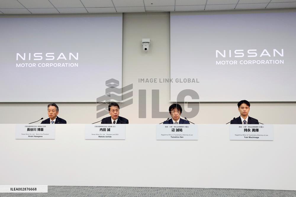 Nissan Motor Co., Ltd., under the leadership of the President, establishes a new organization directly supervised by the President to ensure proper transactions