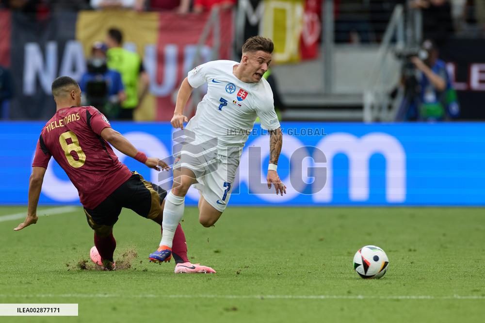 (SP)GERMANY-FRANKFURT-FOOTBALL-EURO 2024-BELGIUM VS SLOVAKIA
