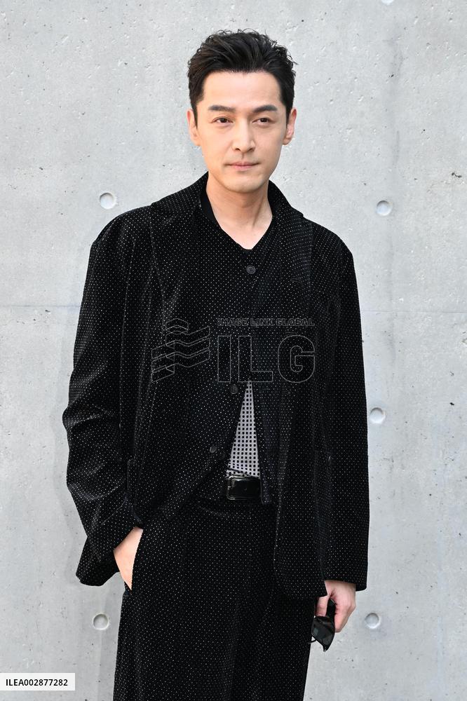 MFW - Celebs At Armani