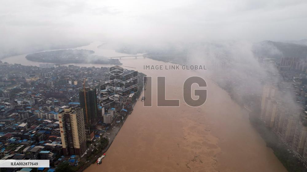 CHINA-GUANGXI-RONG'AN-SURGING WATER FLOW (CN)