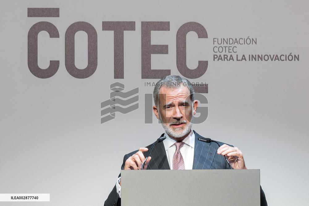 King Felipe At Cotec Innovation Event - Madrid