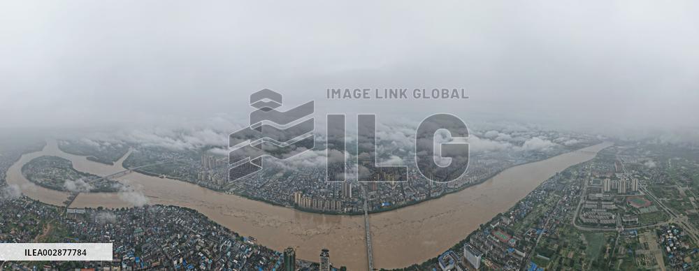 Floodwater in Rongan