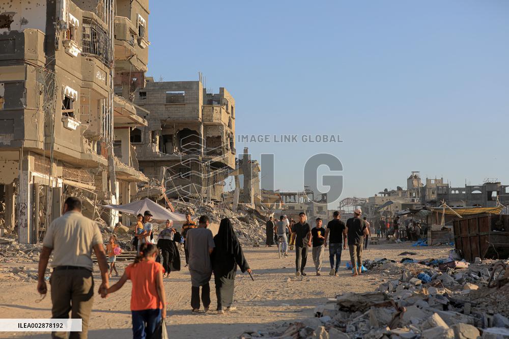 The Ruined Khan Younis After Nearly 8 Months of Bombing - Gaza