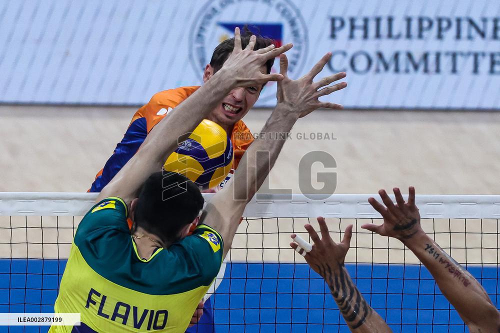 (SP)THE PHILIPPINES-VOLLEYBALL-NATIONS LEAGUE-MEN-BRAZIL VS THE NETHERLANDS