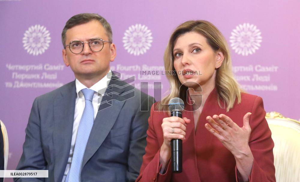 News conference on Fourth Summit of First Ladies and Gentlemen in Kyiv