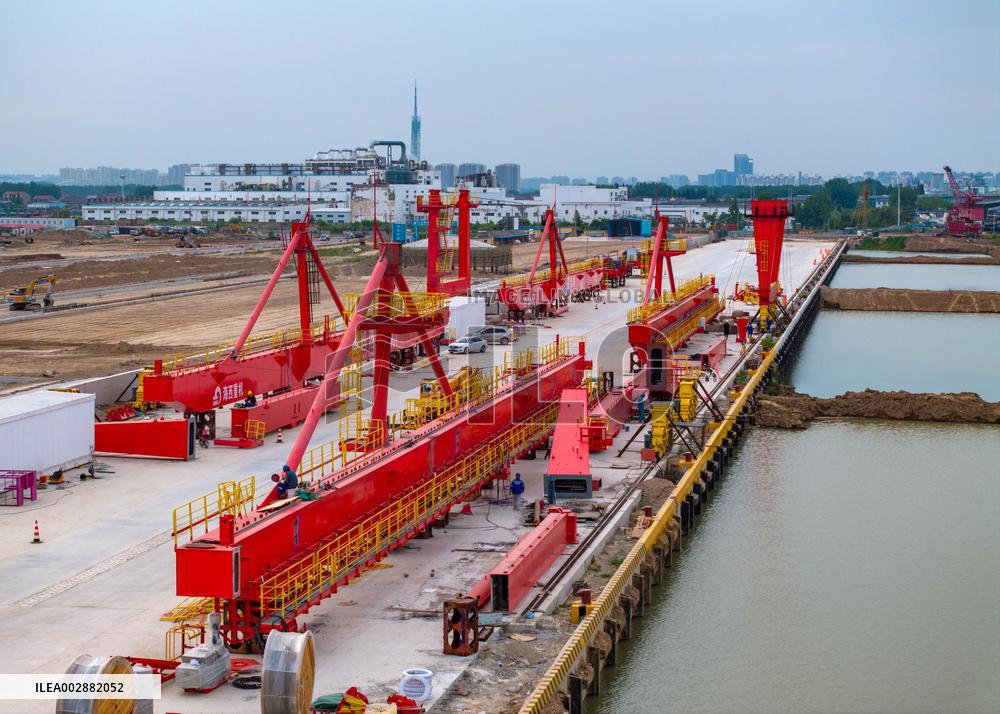 Beijing-Hangzhou Canal Huangma Port Construction