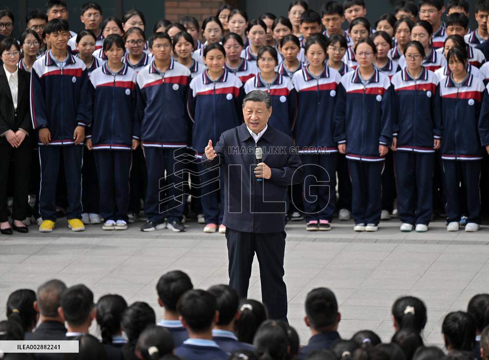 CHINA-QINGHAI-XI JINPING-INSPECTION (CN)