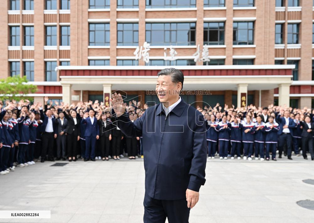 CHINA-QINGHAI-XI JINPING-INSPECTION (CN)