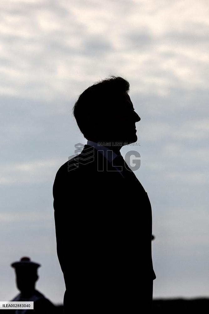 President Macron At Appel du 18 Commemoration - Ile-de-Sein