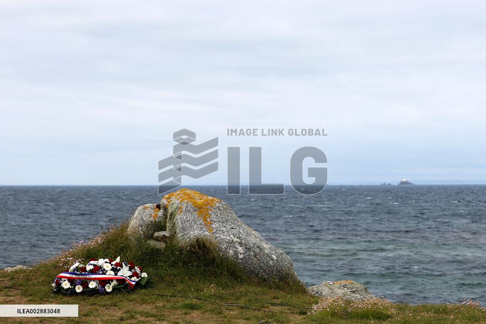 President Macron At Appel du 18 Commemoration - Ile-de-Sein