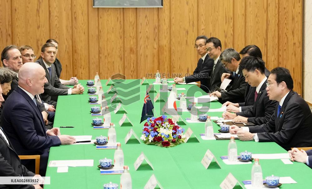 Japan, New Zealand to boost information sharing