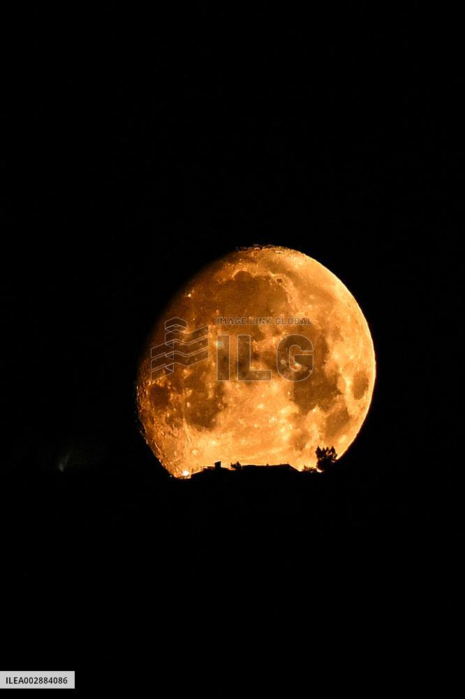 NORTH MACEDONIA-SKOPJE-MOON
