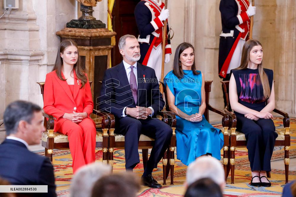 10th Anniversary Of The Reign Of Felipe VI - Madrid