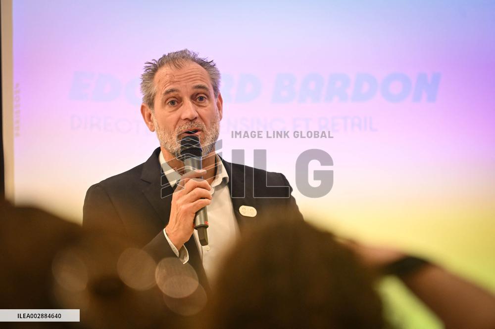 Presentation of official Paris 2024 licensed products