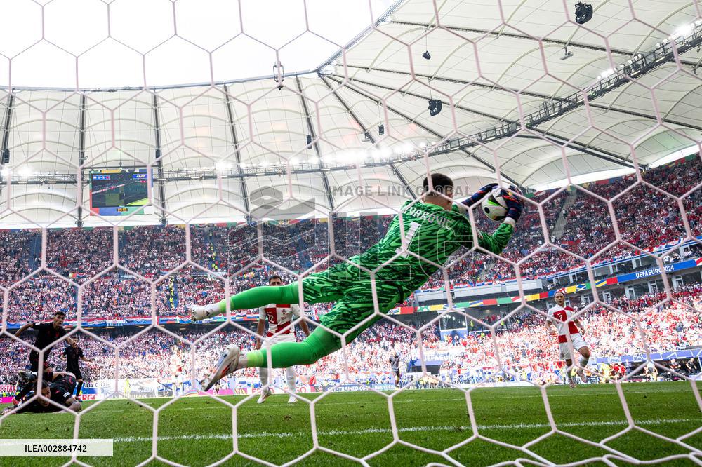 (SP)GERMANY-HAMBURG-FOOTBALL-EURO 2024-CROATIA VS ALBANIA