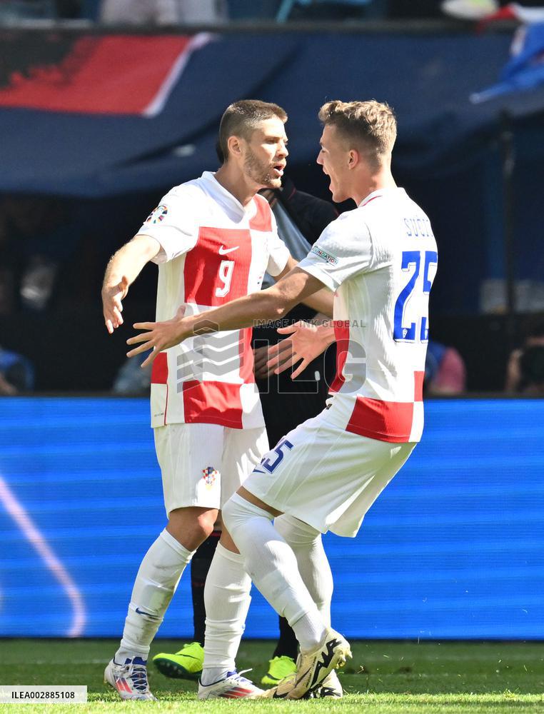 (SP)GERMANY-HAMBURG-FOOTBALL-EURO 2024-CROATIA VS ALBANIA