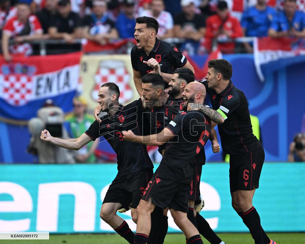 (SP)GERMANY-HAMBURG-FOOTBALL-EURO 2024-CROATIA VS ALBANIA