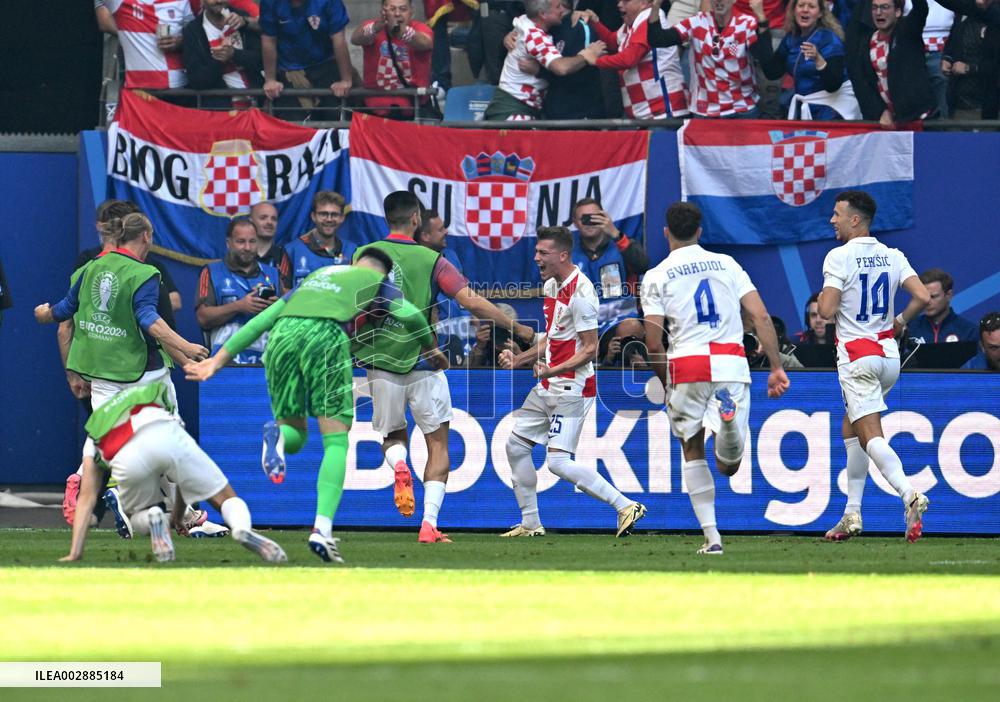 (SP)GERMANY-HAMBURG-FOOTBALL-EURO 2024-CROATIA VS ALBANIA