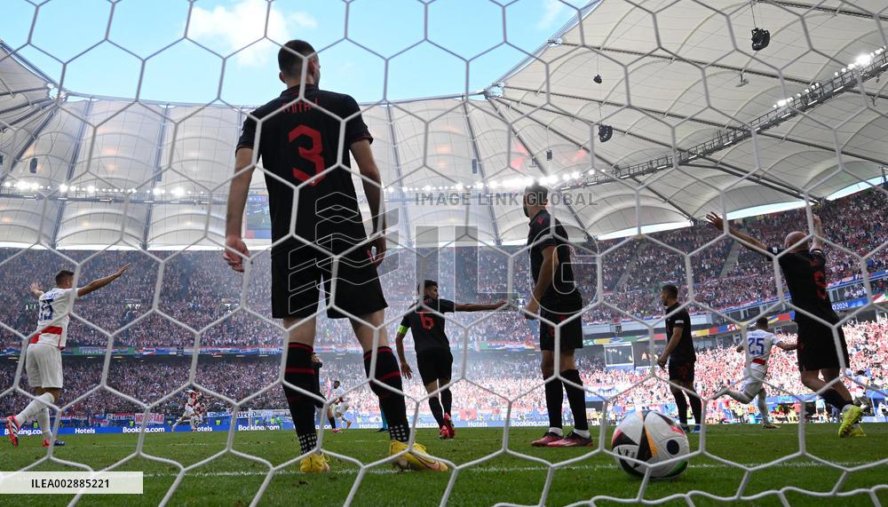 (SP)GERMANY-HAMBURG-FOOTBALL-EURO 2024-CROATIA VS ALBANIA