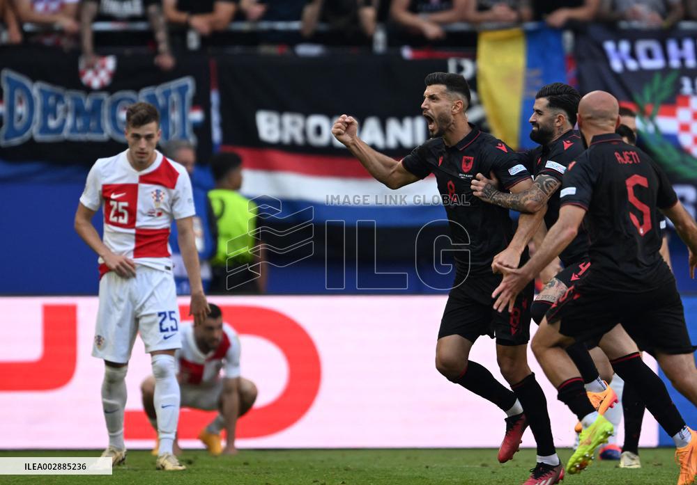 (SP)GERMANY-HAMBURG-FOOTBALL-EURO 2024-CROATIA VS ALBANIA