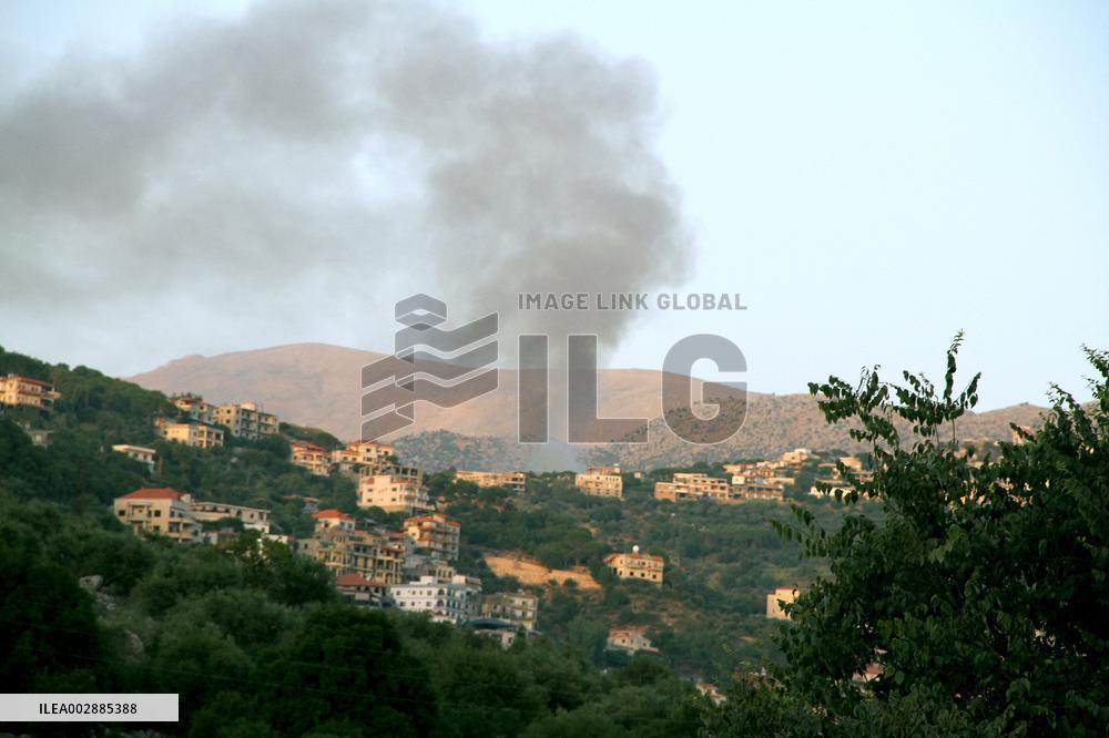 Israeli Airstrike On Lebanon Border