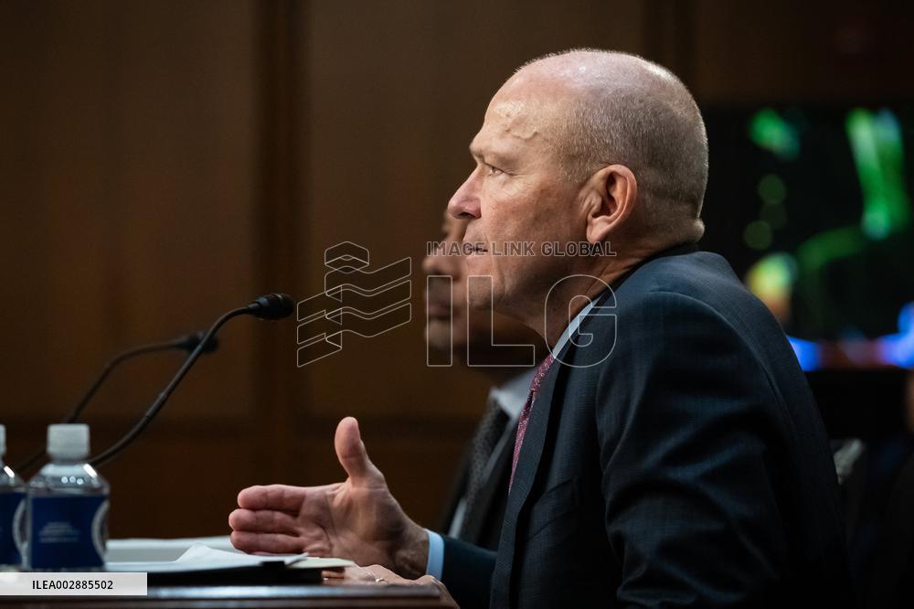 Boeing CEO Dave Calhoun Testifies At Senate Hearing - DC