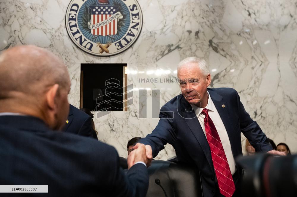 Boeing CEO Dave Calhoun Testifies At Senate Hearing - DC