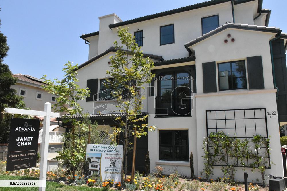 U.S.-CALIFORNIA-ARCADIA-MEDIAN HOME PRICE-MAY-RECORD-HIGH
