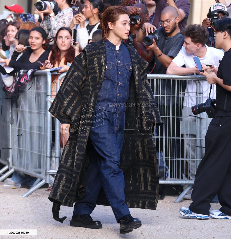 Celebs at Kenzo Men's Fashion Show - Paris