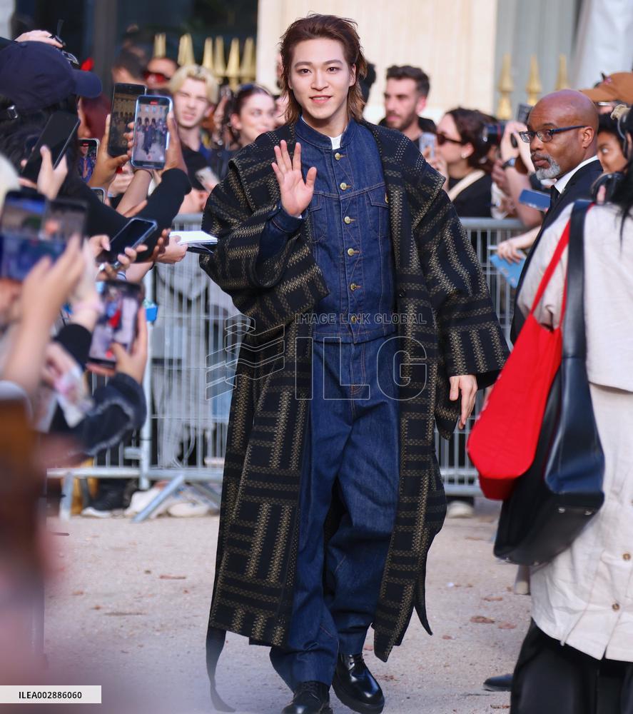 Celebs at Kenzo Men's Fashion Show - Paris