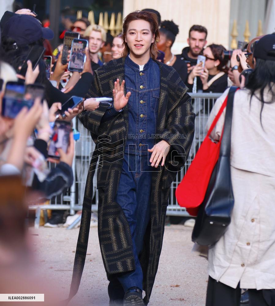 Celebs at Kenzo Men's Fashion Show - Paris